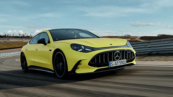 מרצדס AMG GT 4-DOOR החשמלית נחשפת עם 1169 כ"ס 2026 מרצדס AMG GT 4-DOOR החשמלית