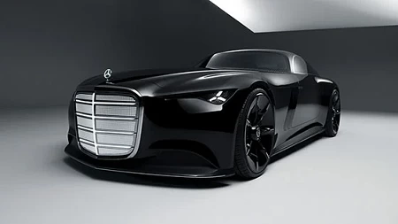 חשמלית שנטענת בעצמה: מרצדס Vision Iconic 2025 מרצדס Vision Iconic